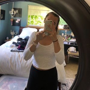 Forever 21 white crop top